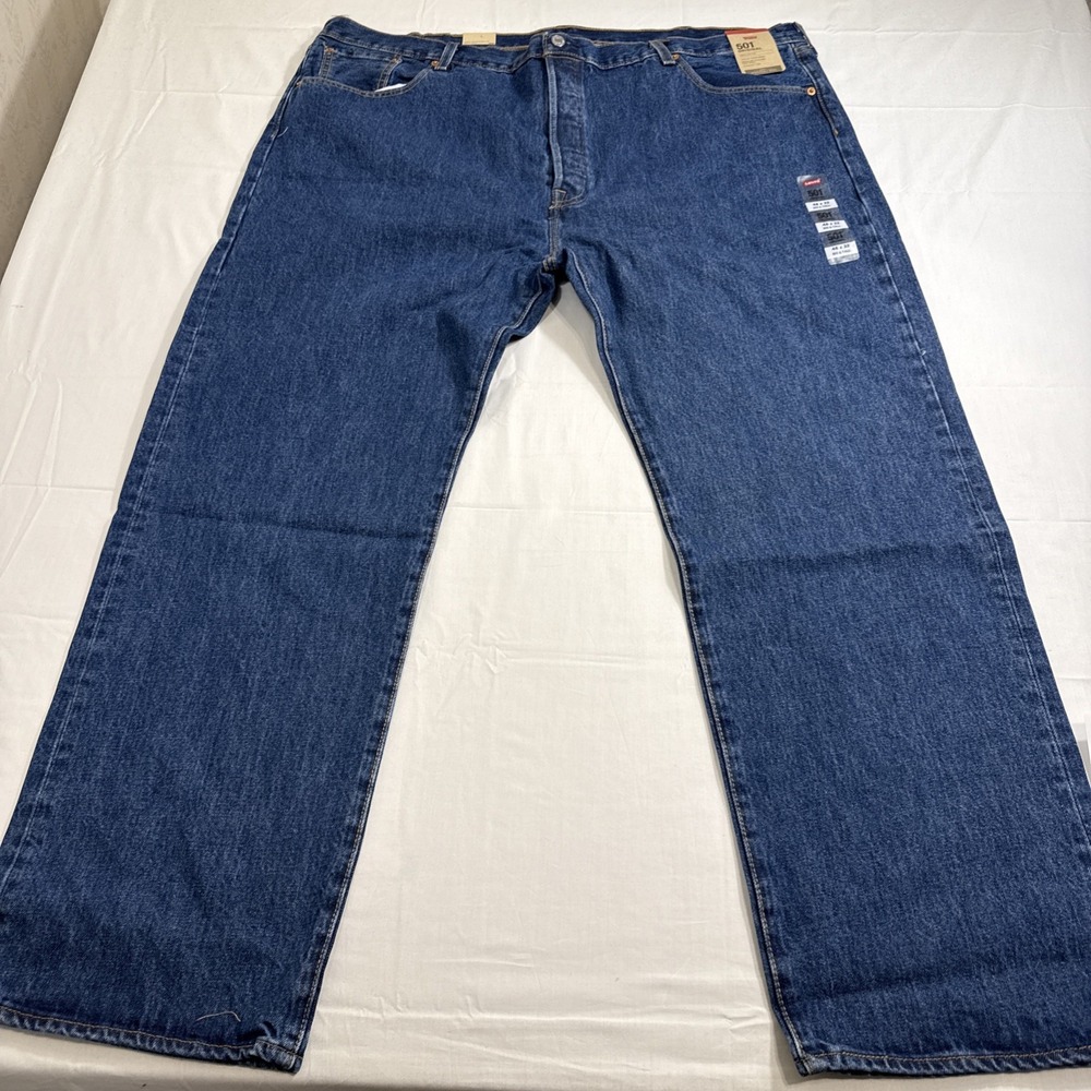 Levi's 501 Original Jeans BIG & TALL Shrink-to-Fit MENS 46 X 32 NWT